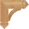 Ekena Millwork Thorton Arts & Crafts Rough Sawn Bracket, Western Red Cedar, 4"W x 14"D x 14"H BKT04X14X14THR03RWR - alternate 3